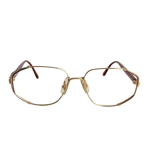 Vintage Christian Dior Eyeglass Frames Retro 60s 70s Gold Glasses Tortoise Shell main image 4